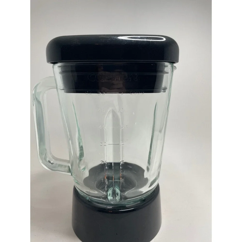 Cuisinart Unisex Blender Pitcher Jar Replacement 56 oz Glass Lid Base